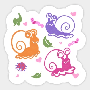 Snail Garden Party Sticker